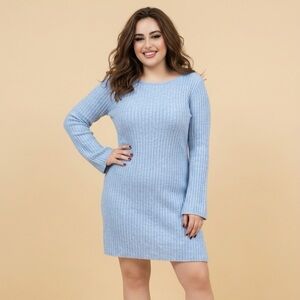 Divided by H&M xl sweater dress open back